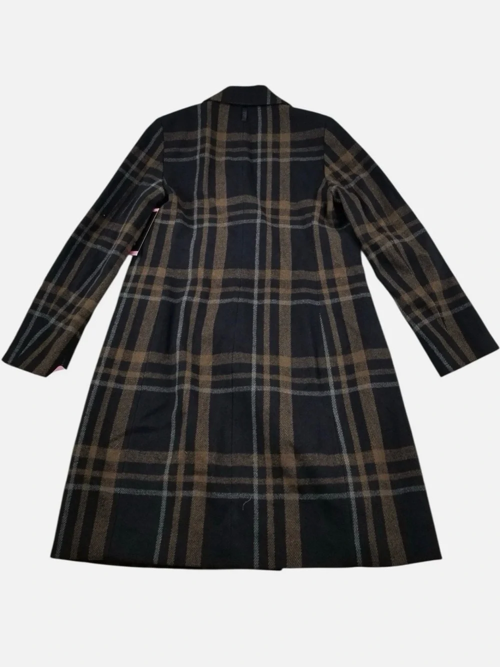 DKNY Navy and Brown Plaid Stylish Comfort for Cooler Weather - Picture 5 of 7